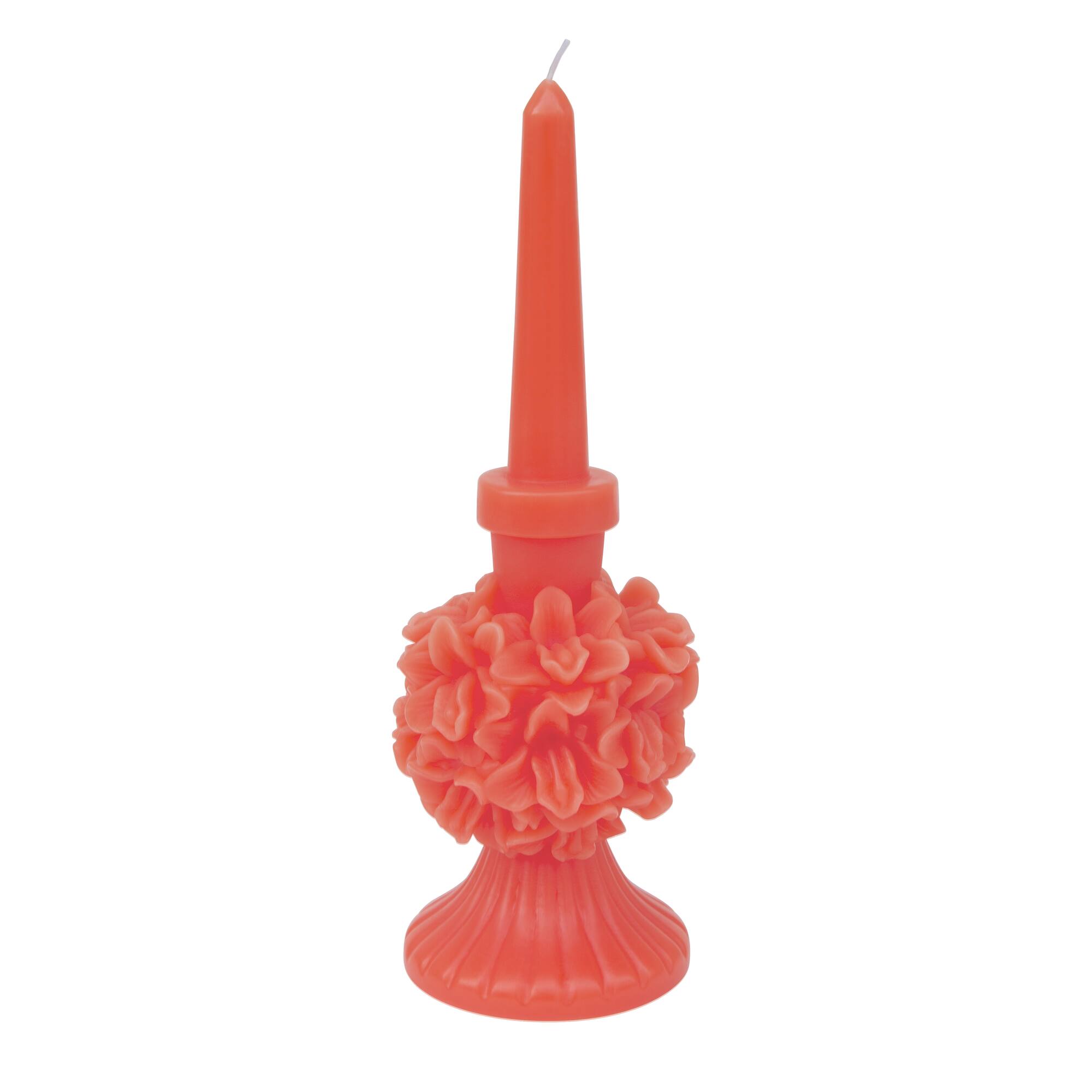 10" Flower Ball Taper Candle by Ashland